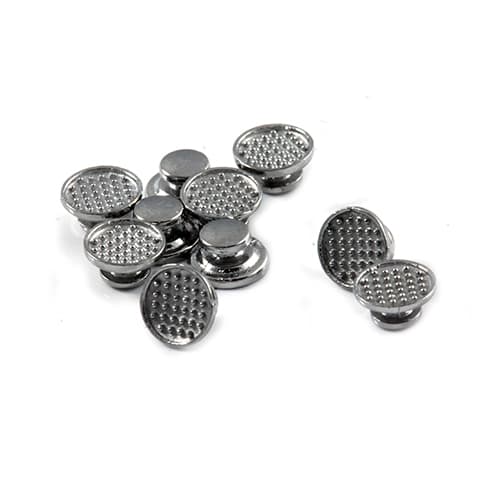 BOTONES LINGUALES CON MALLA PAQ 10 PIEZAS