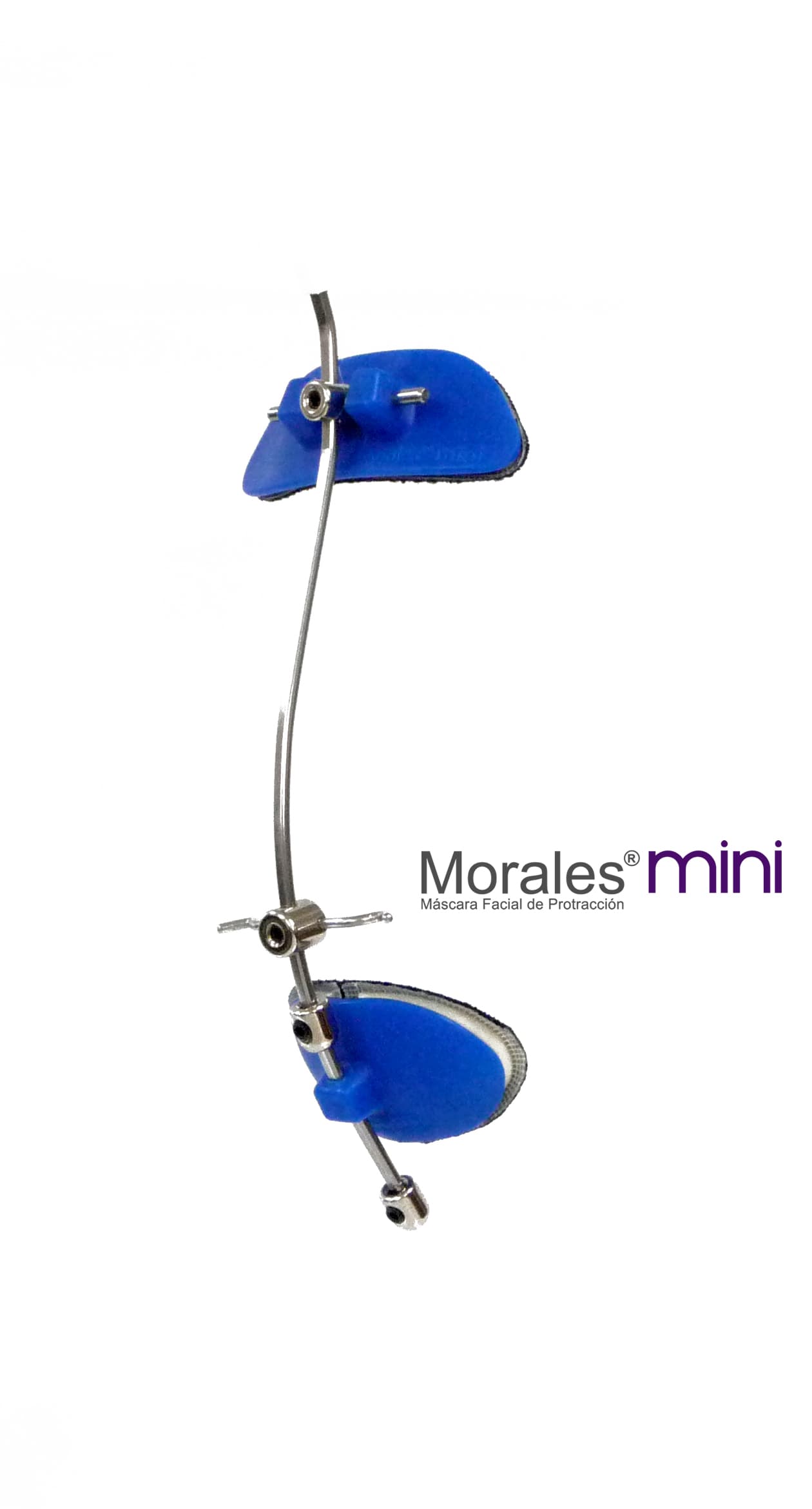 MASCARA FACIAL MORALES MINI AZUL 1 PIEZA