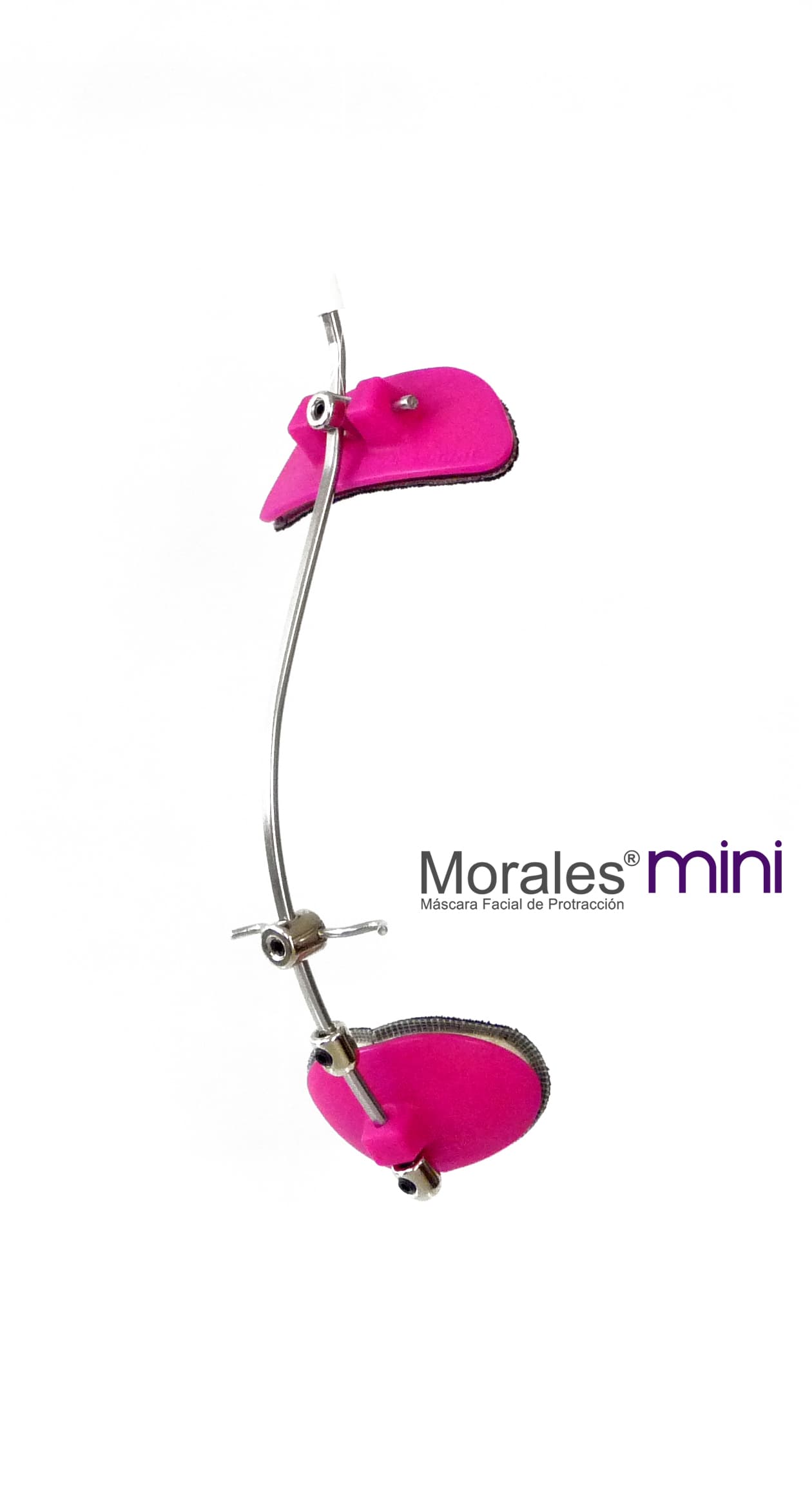 MASCARA FACIAL MORALES MINI ROSA 1 PIEZA