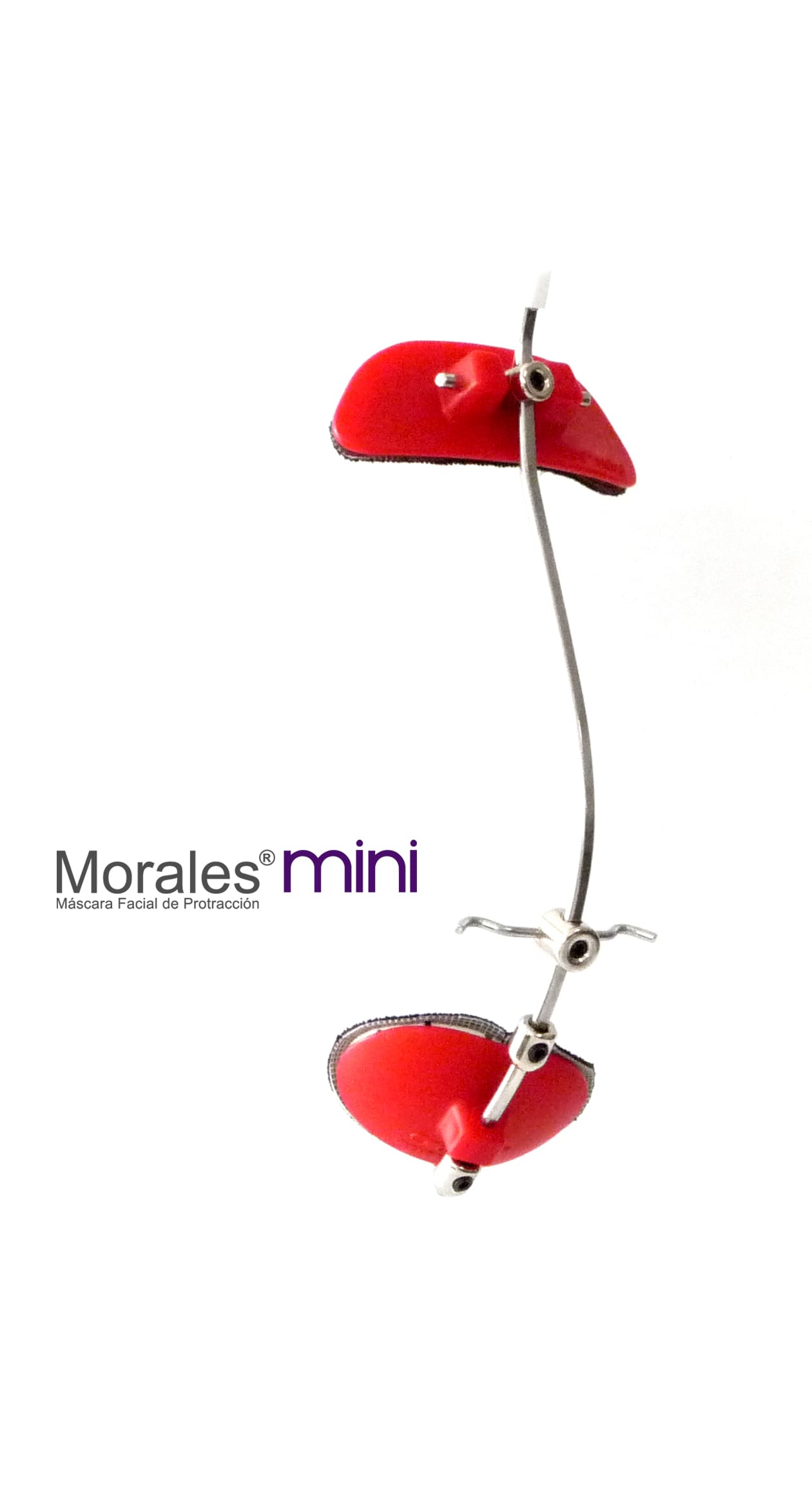 MASCARA FACIAL MORALES MINI ROJA 1 PIEZA
