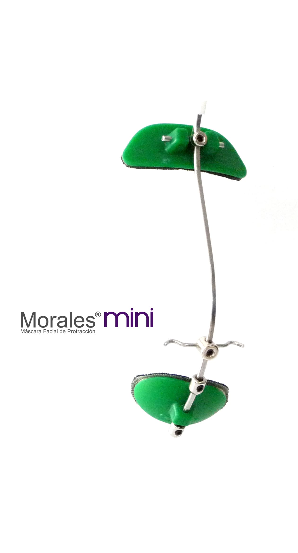 MASCARA FACIAL MORALES MINI VERDE 1 PIEZA