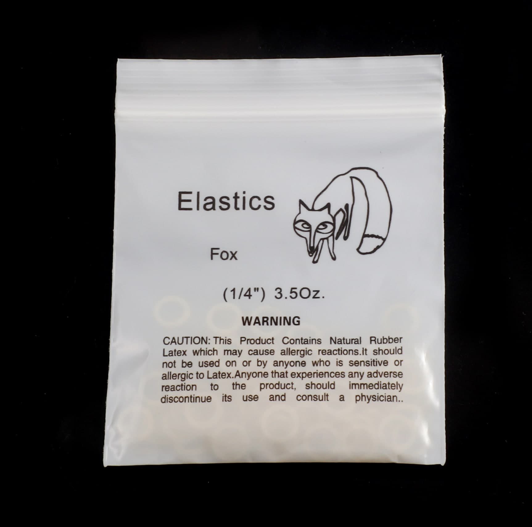 ELASTICOS INTRAORALES 1/4 (3.5 OZ) SOBRE CON 100 PIEZAS