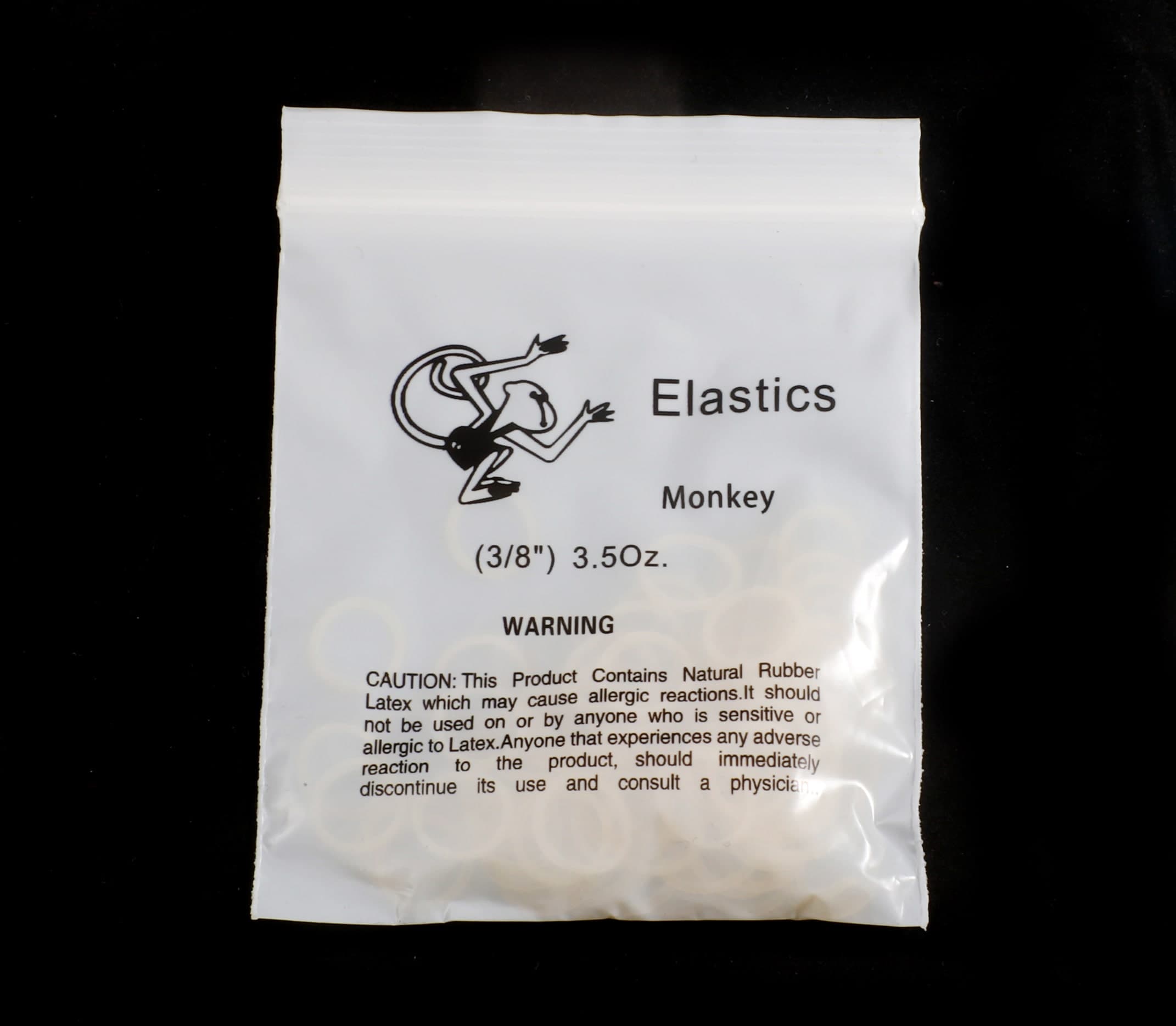 ELASTICOS INTRAORALES 3/8 (3.5 OZ) SOBRE CON 100 PIEZAS