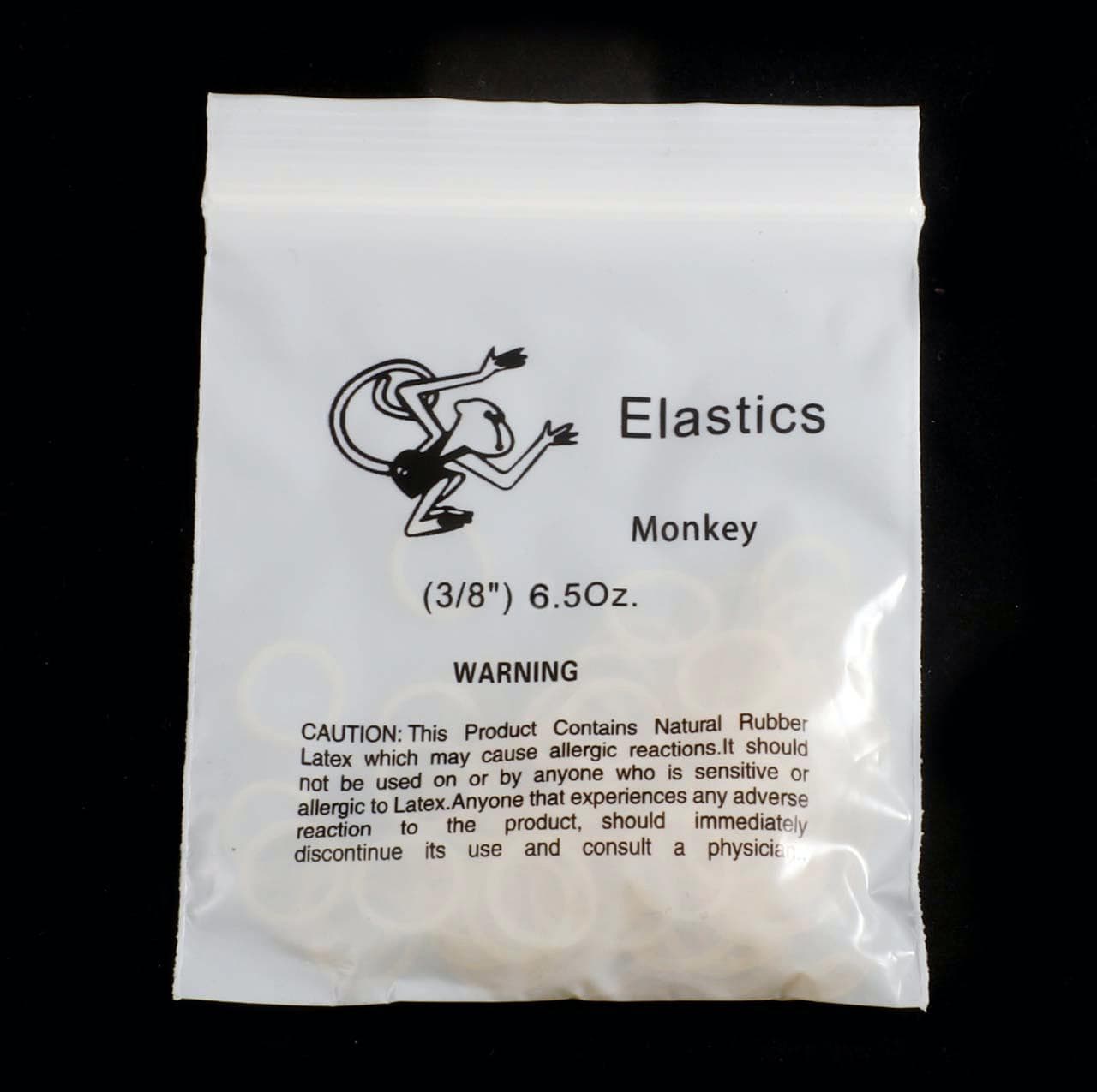 ELASTICOS INTRAORALES 3/8 (6.5 OZ) SOBRE CON 100 PIEZAS