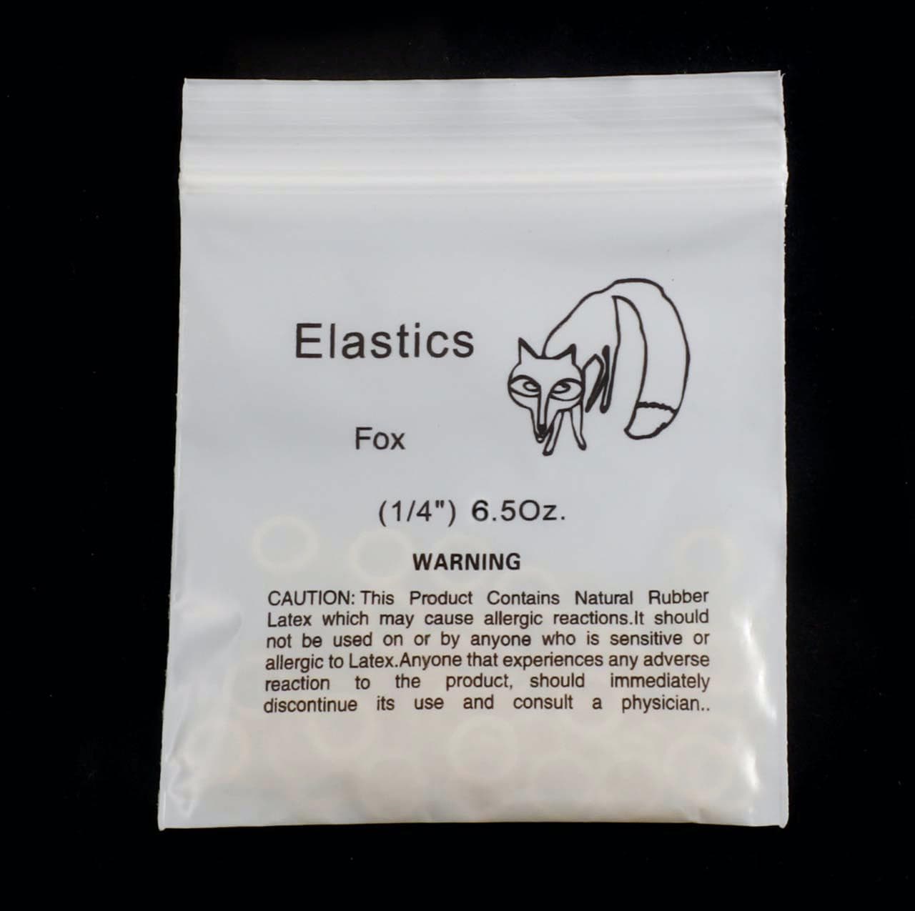ELASTICOS INTRAORALES 1/4 (2.5 OZ) SOBRE CON 100 PIEZAS