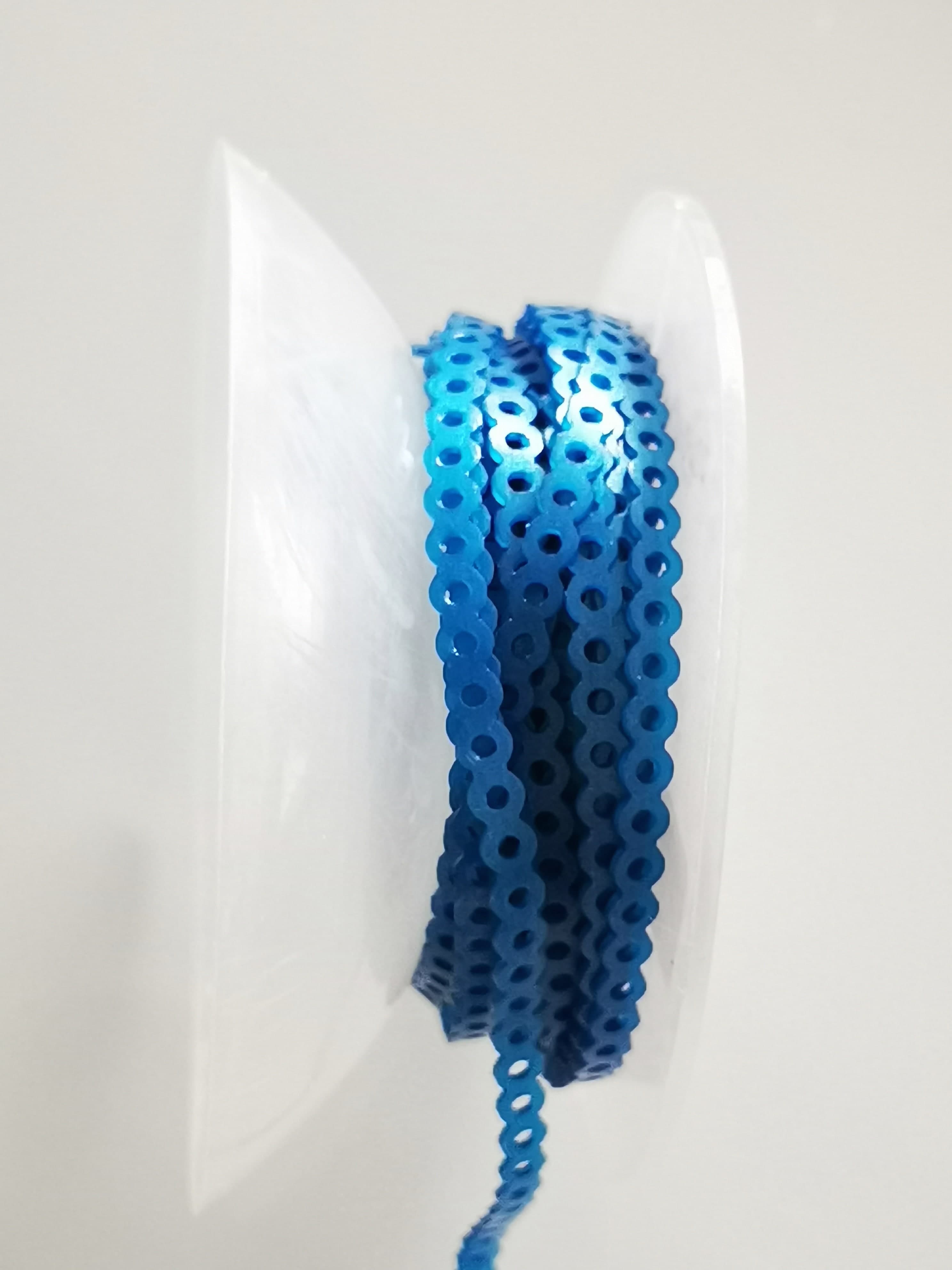 CADENA CONTINUA CLASSIC 5M COLOR AZUL METALICO (1 PIEZA)