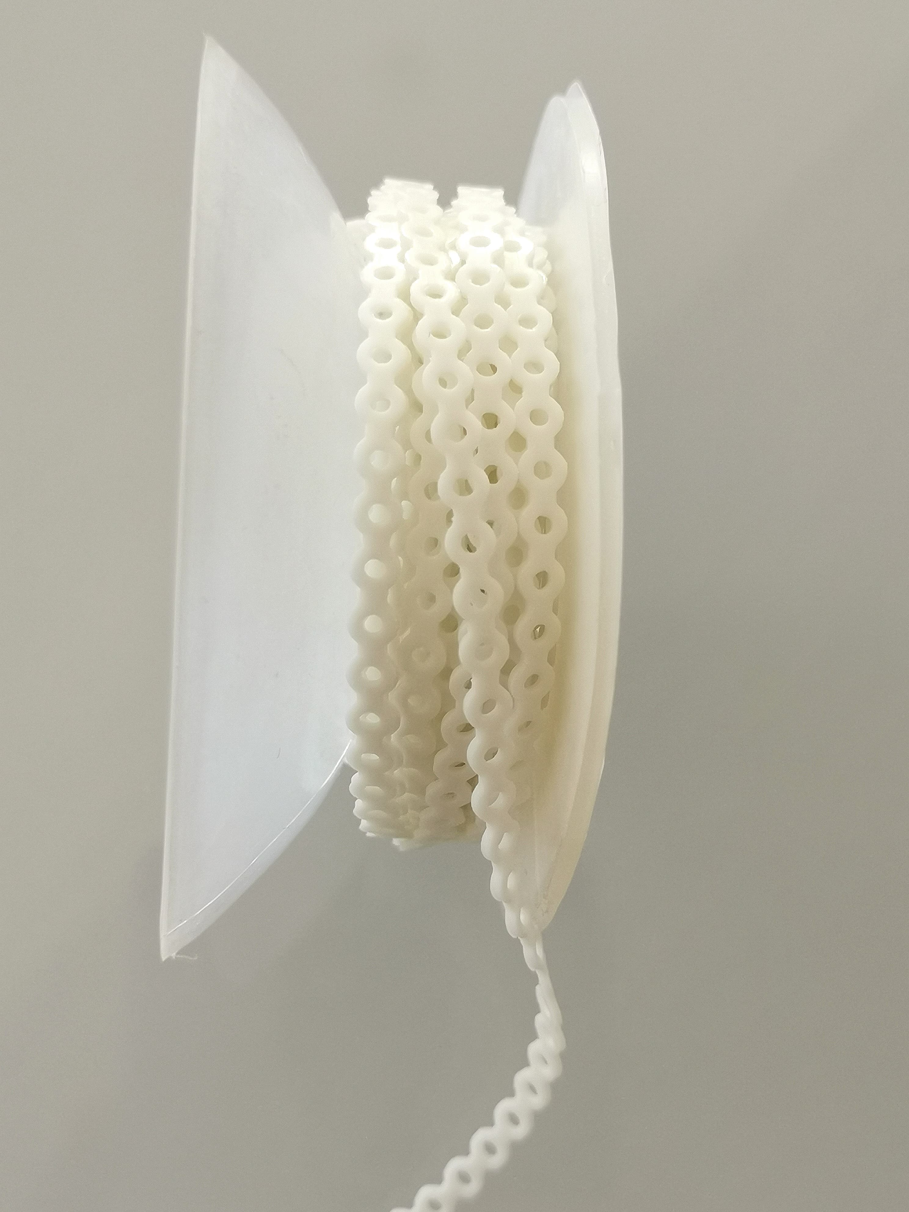 CADENA SHORT CLASSIC 5M COLOR BLANCO (1 PIEZA)