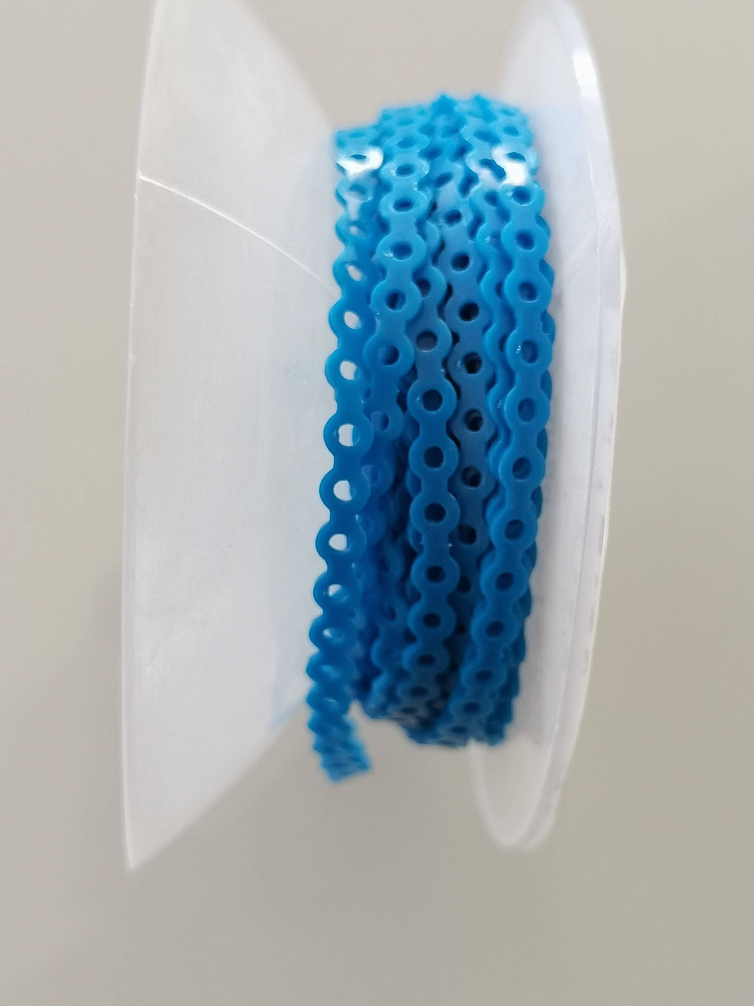 CADENA SHORT CLASSIC 5M COLOR AZUL REY (1 PIEZA)