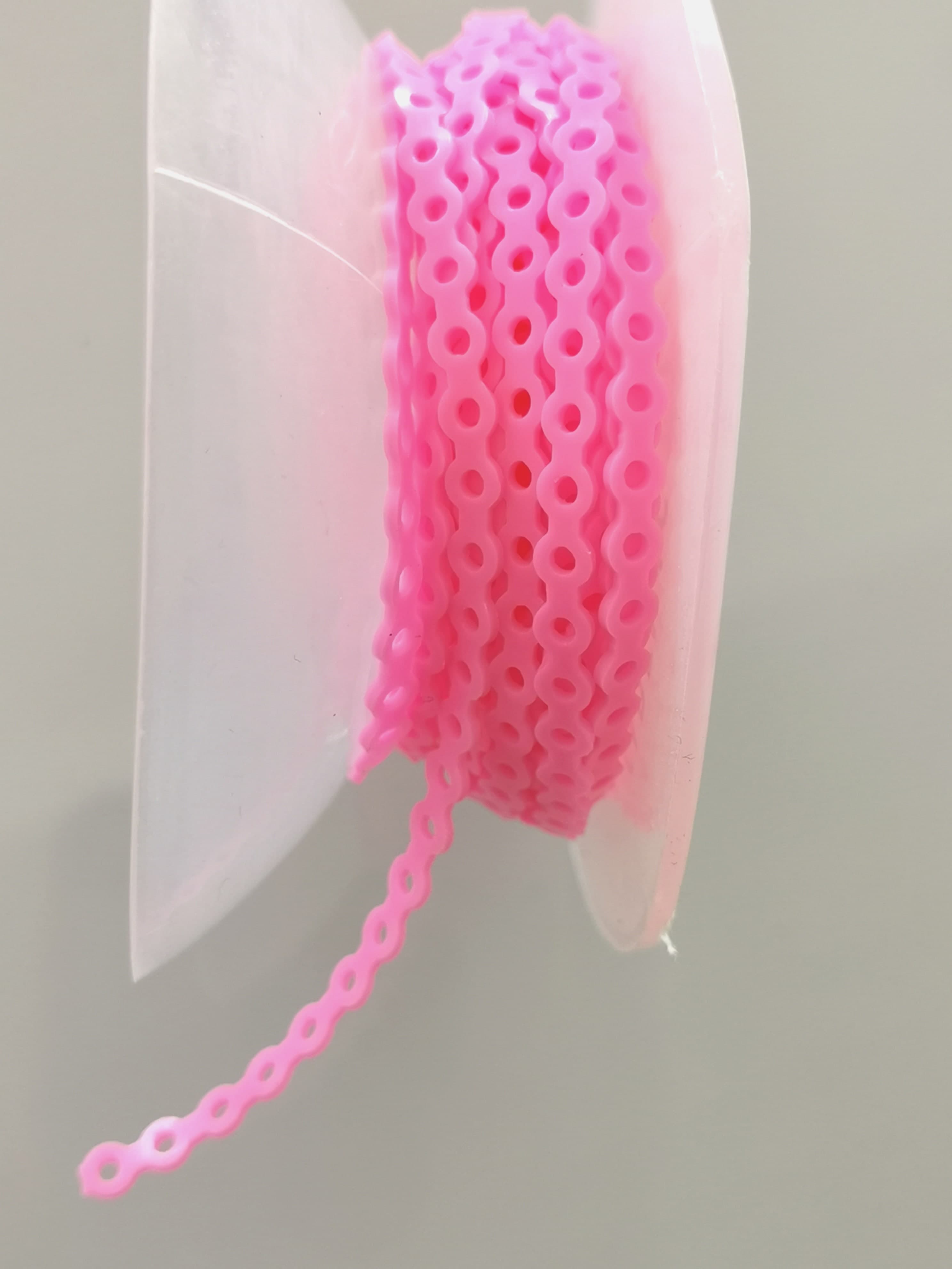 CADENA SHORT CLASSIC 5M COLOR ROSA PASTEL (1 PIEZA)