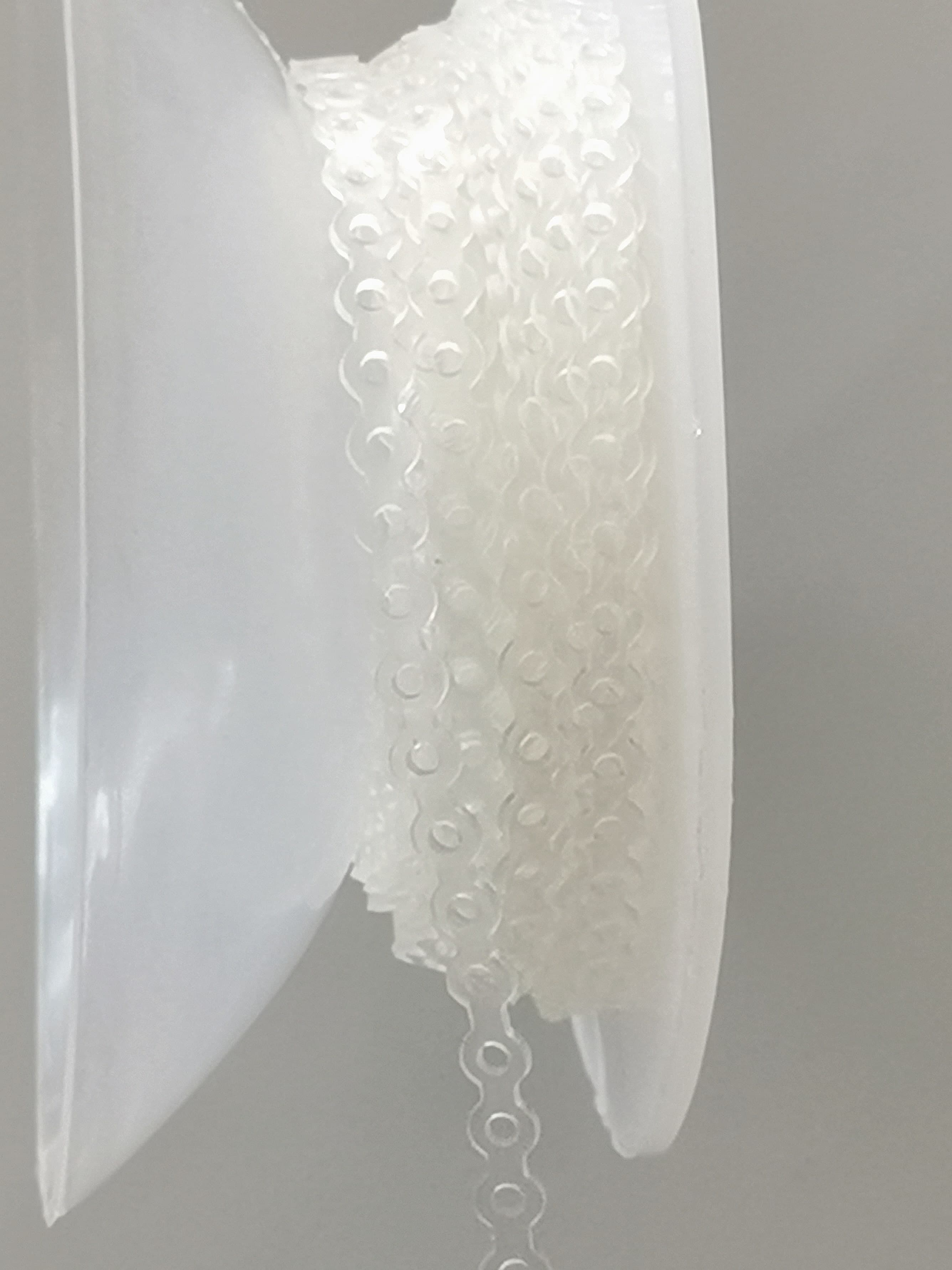CADENA SHORT CLASSIC 5M COLOR TRANSPARENTE (1 PIEZA)