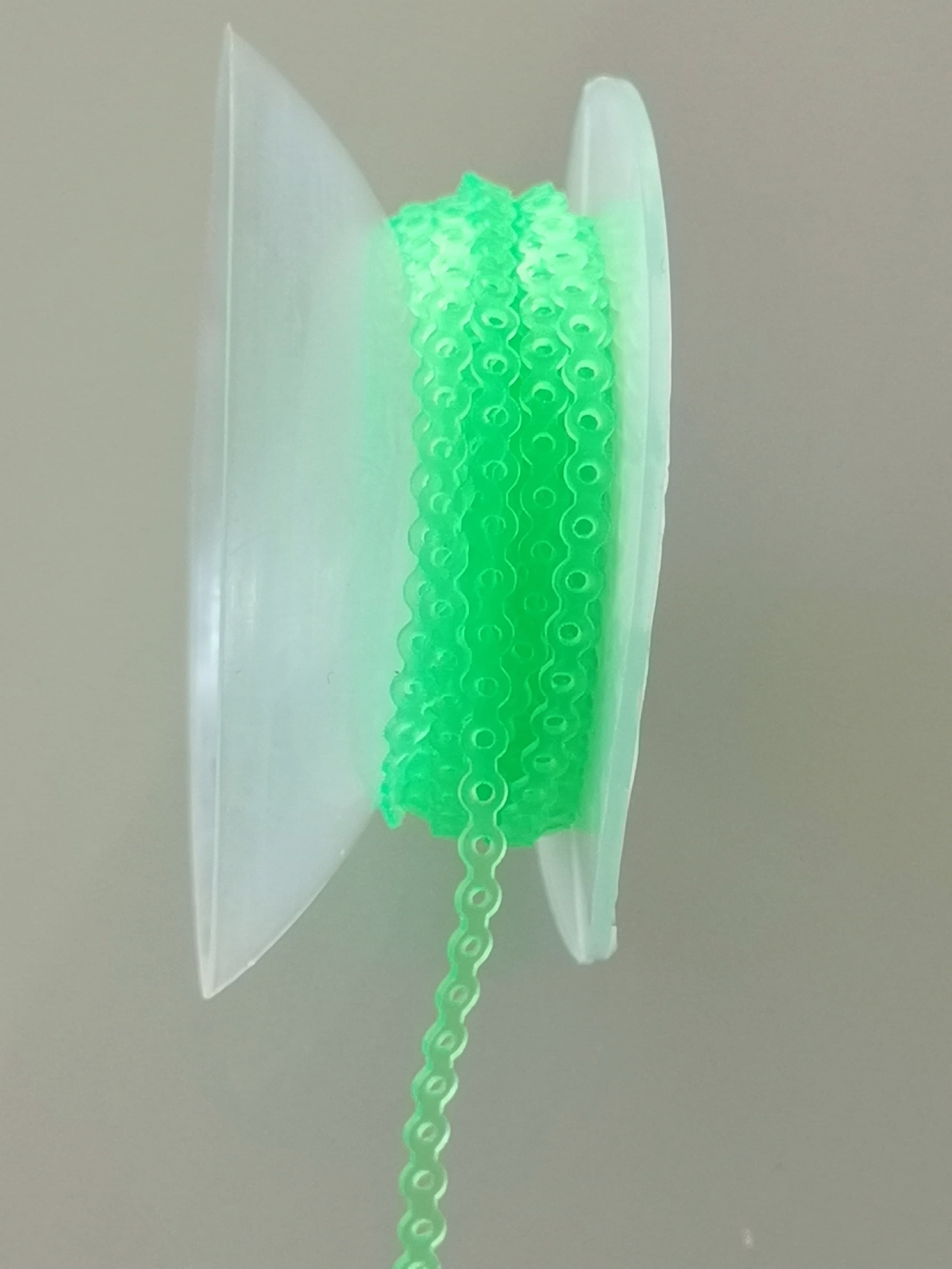 CADENA SHORT CLASSIC 5M COLOR VERDE CRISTAL (1 PIEZA)