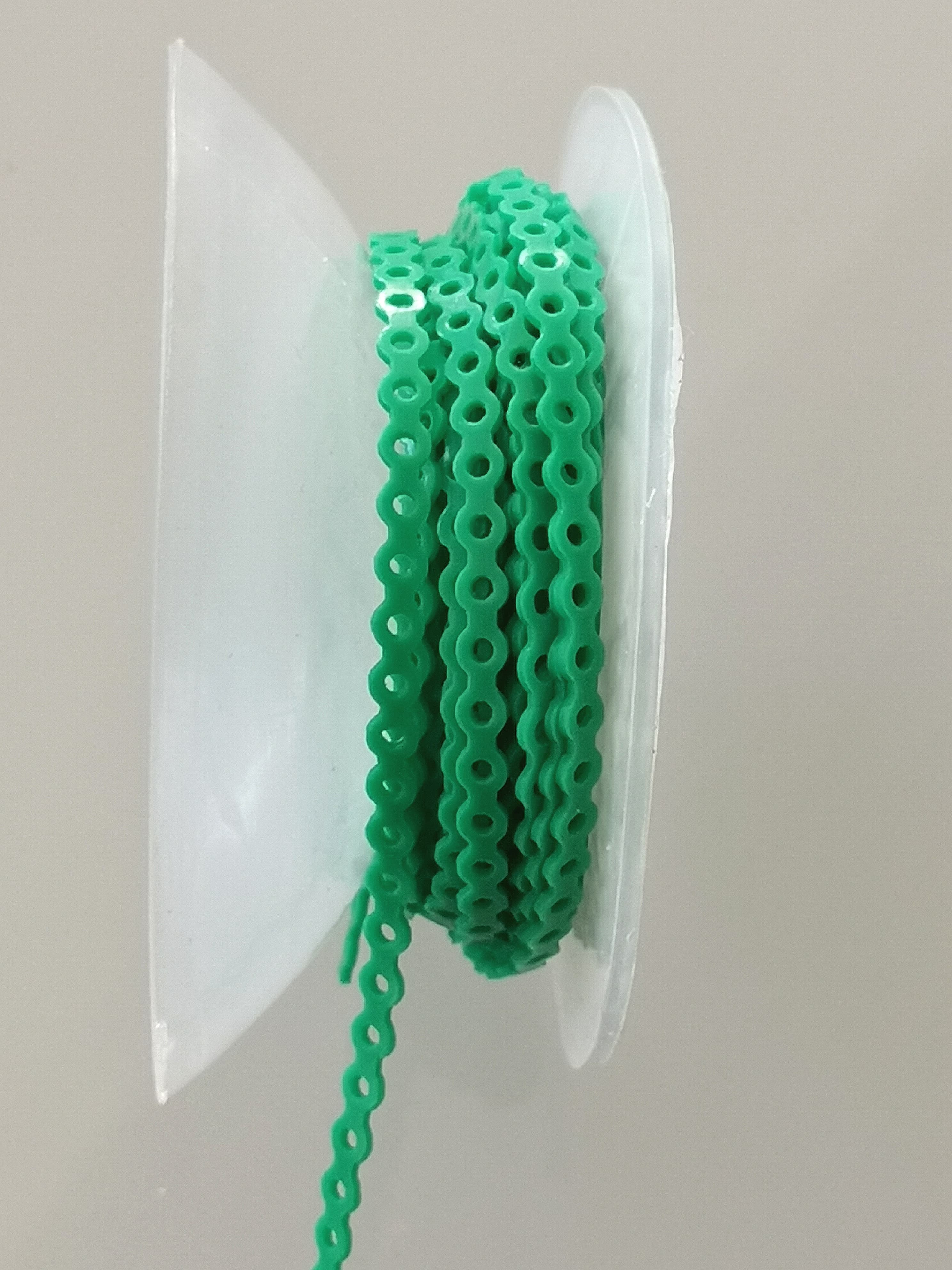 CADENA SHORT CLASSIC  5M COLOR VERDE BANDERA (1 PIEZA)