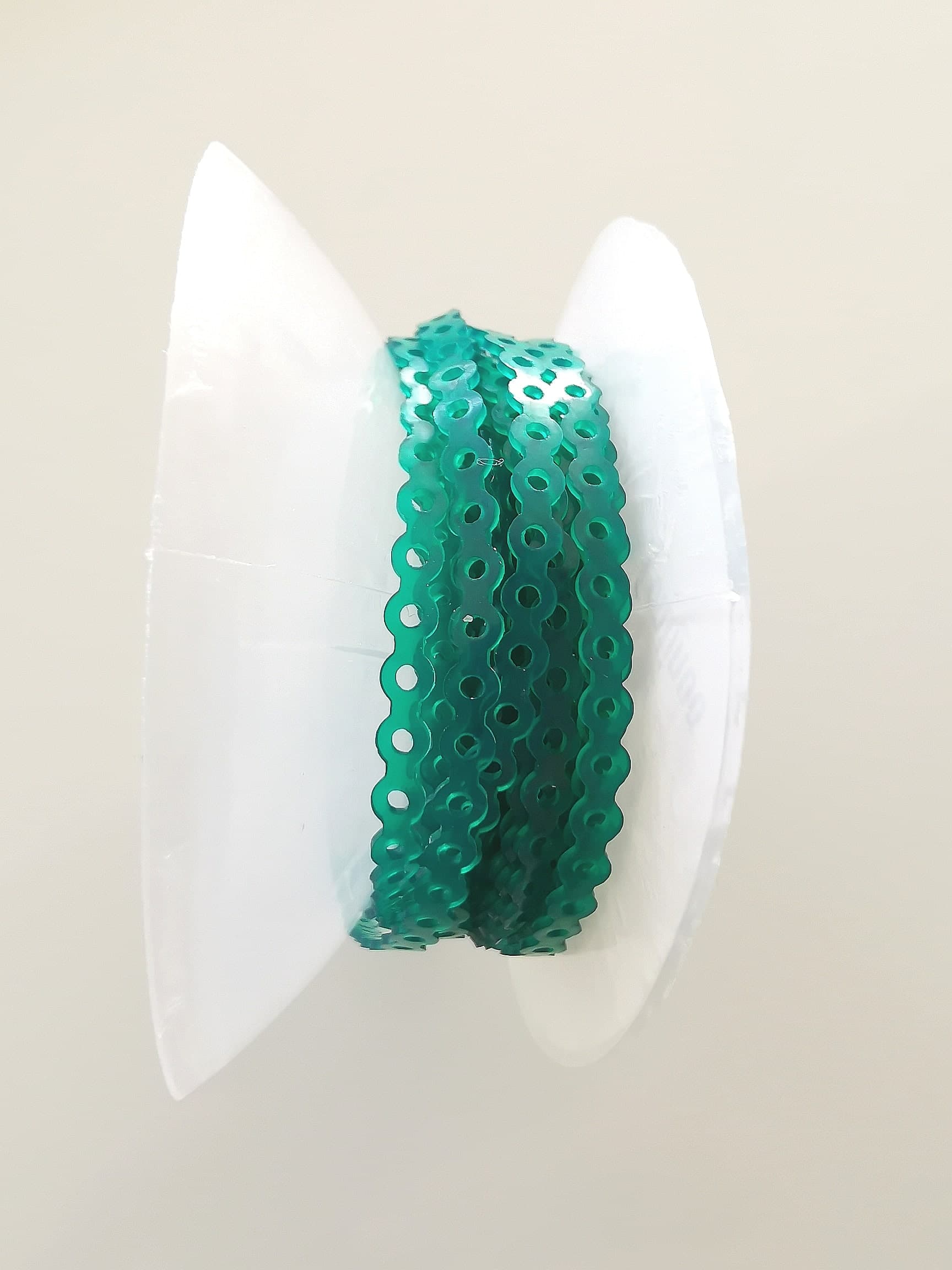CADENA SHORT CLASSIC 5M COLOR VERDE ESMERALDA (1 PIEZA)