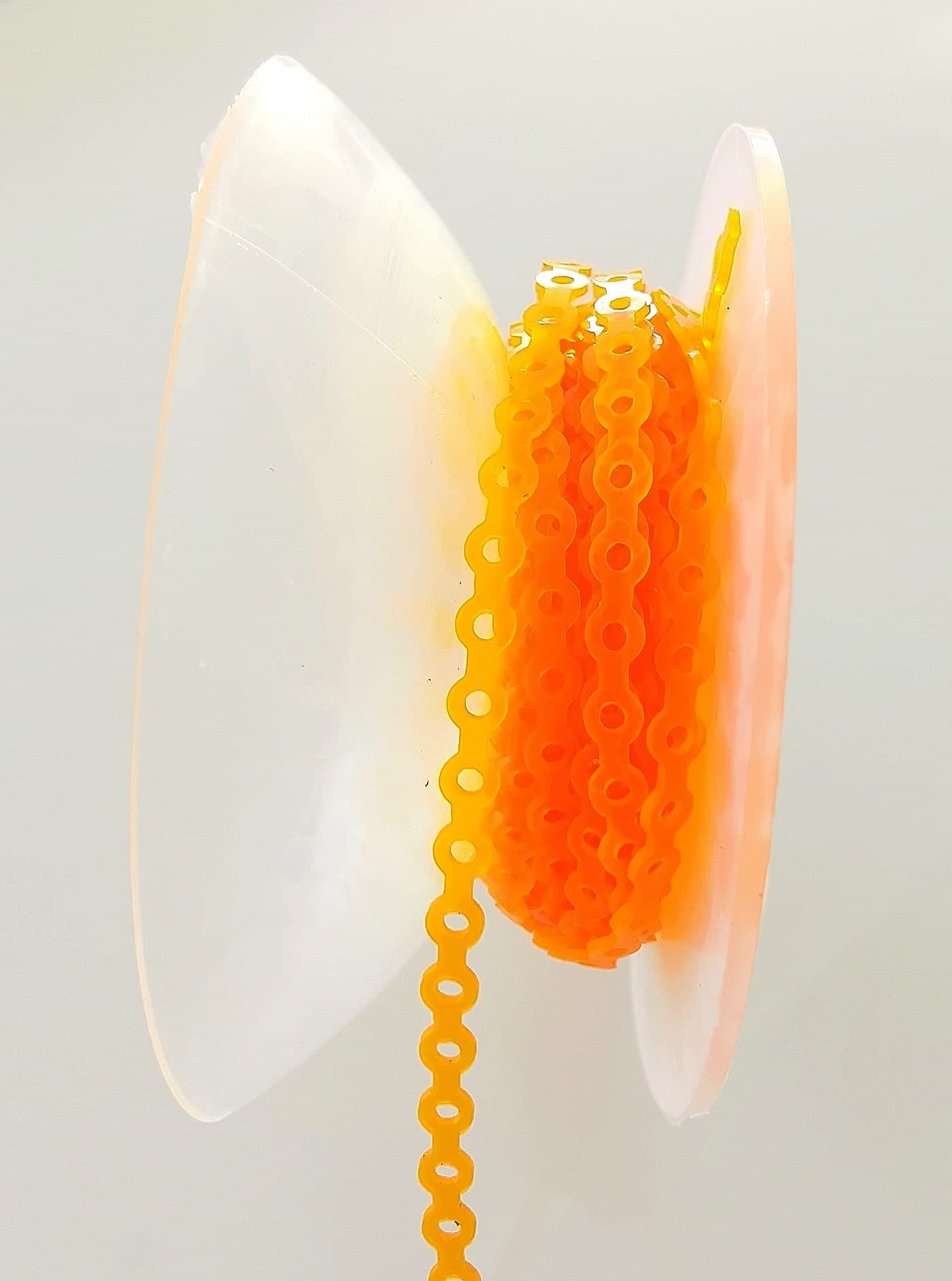 CADENA LONG CLASSIC 5M COLOR NARANJA CRISTAL (1 PIEZA)