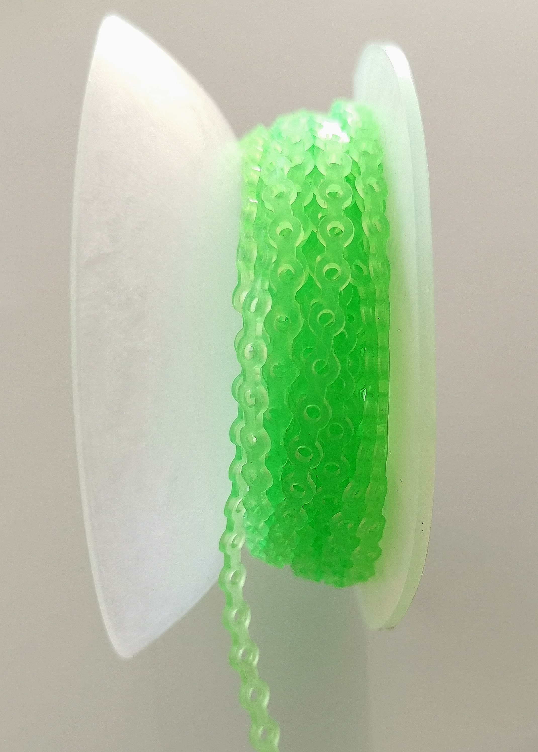 CADENA LONG CLASSIC 5M COLOR VERDE CRISTAL (1 PIEZA)