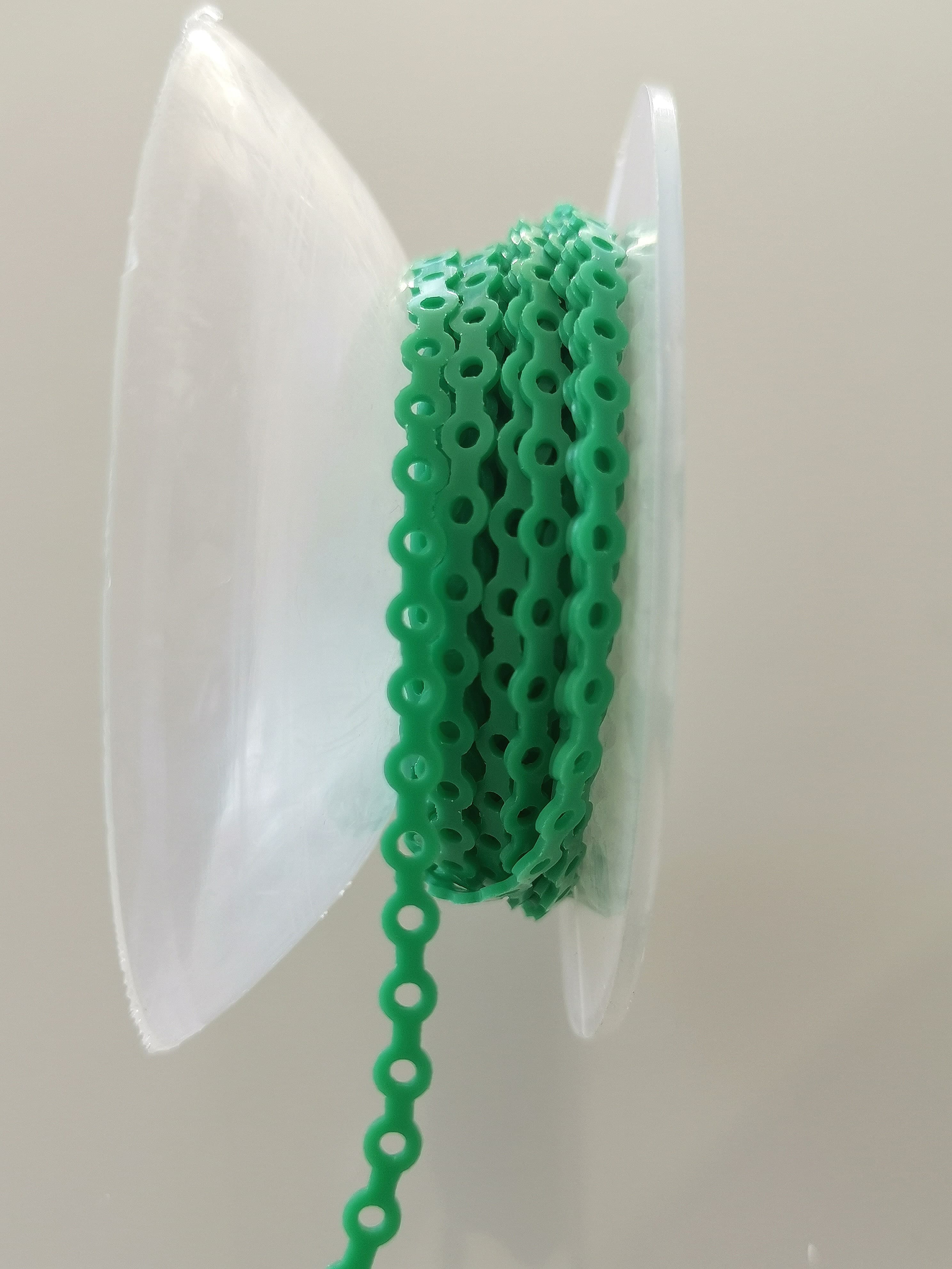 CADENA LONG CLASSIC 5M COLOR VERDE BANDERA (1 PIEZA)
