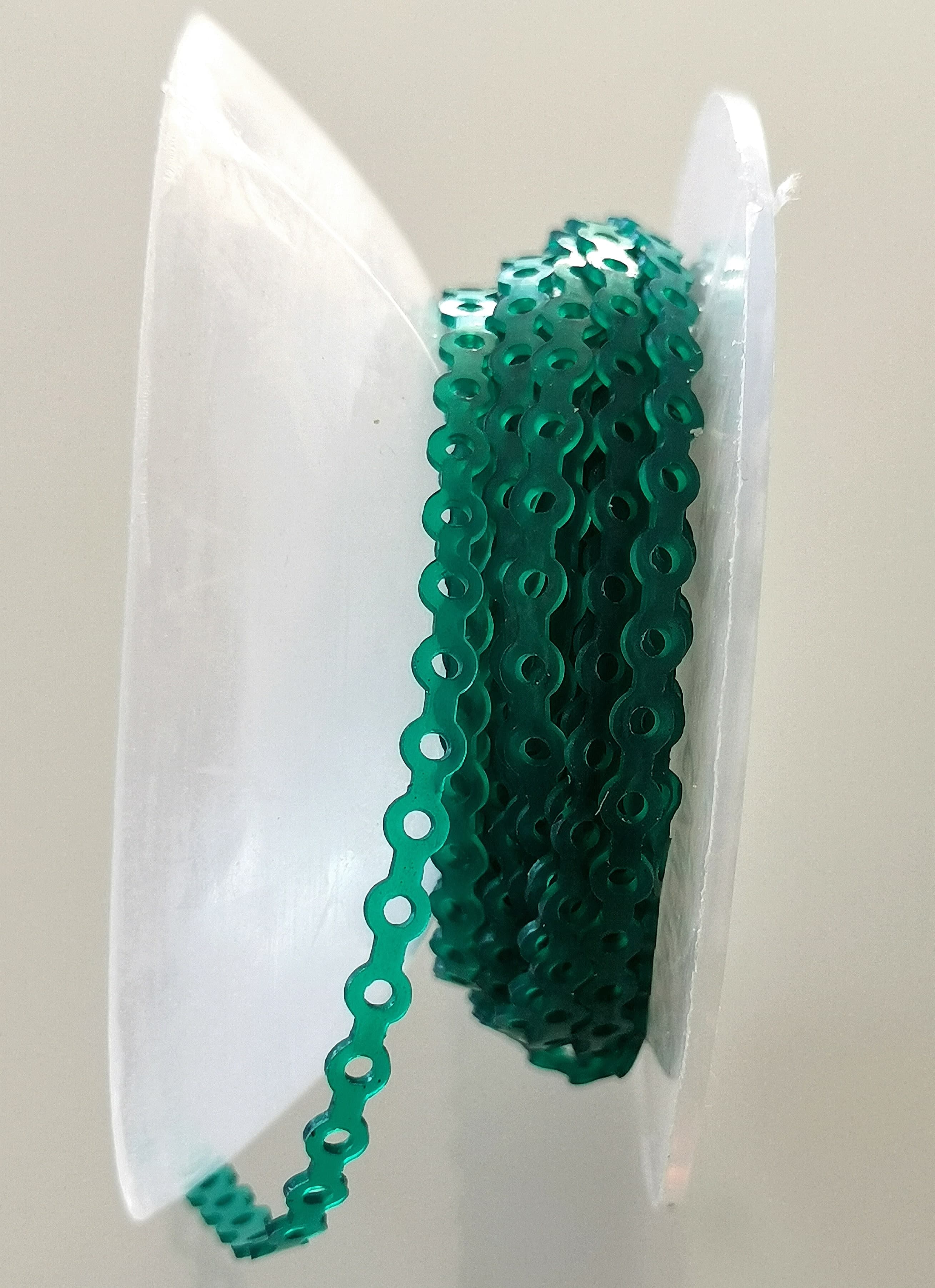 CADENA LONG CLASSIC 5M COLOR VERDE ESMERALDA (1 PIEZA)