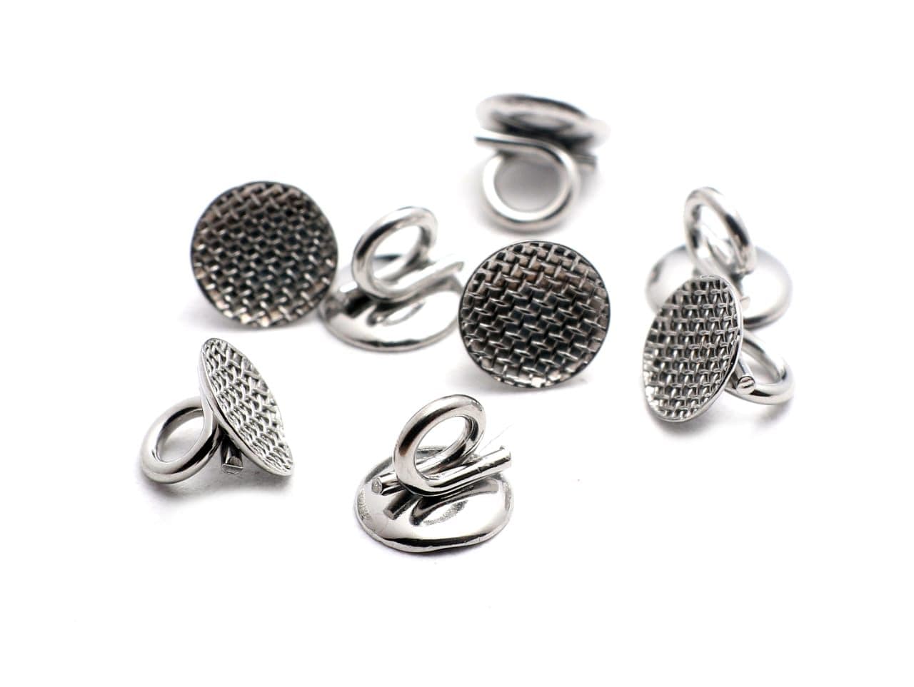 BOTONES LINGUALES CON EYELET PAQ 10 PIEZAS