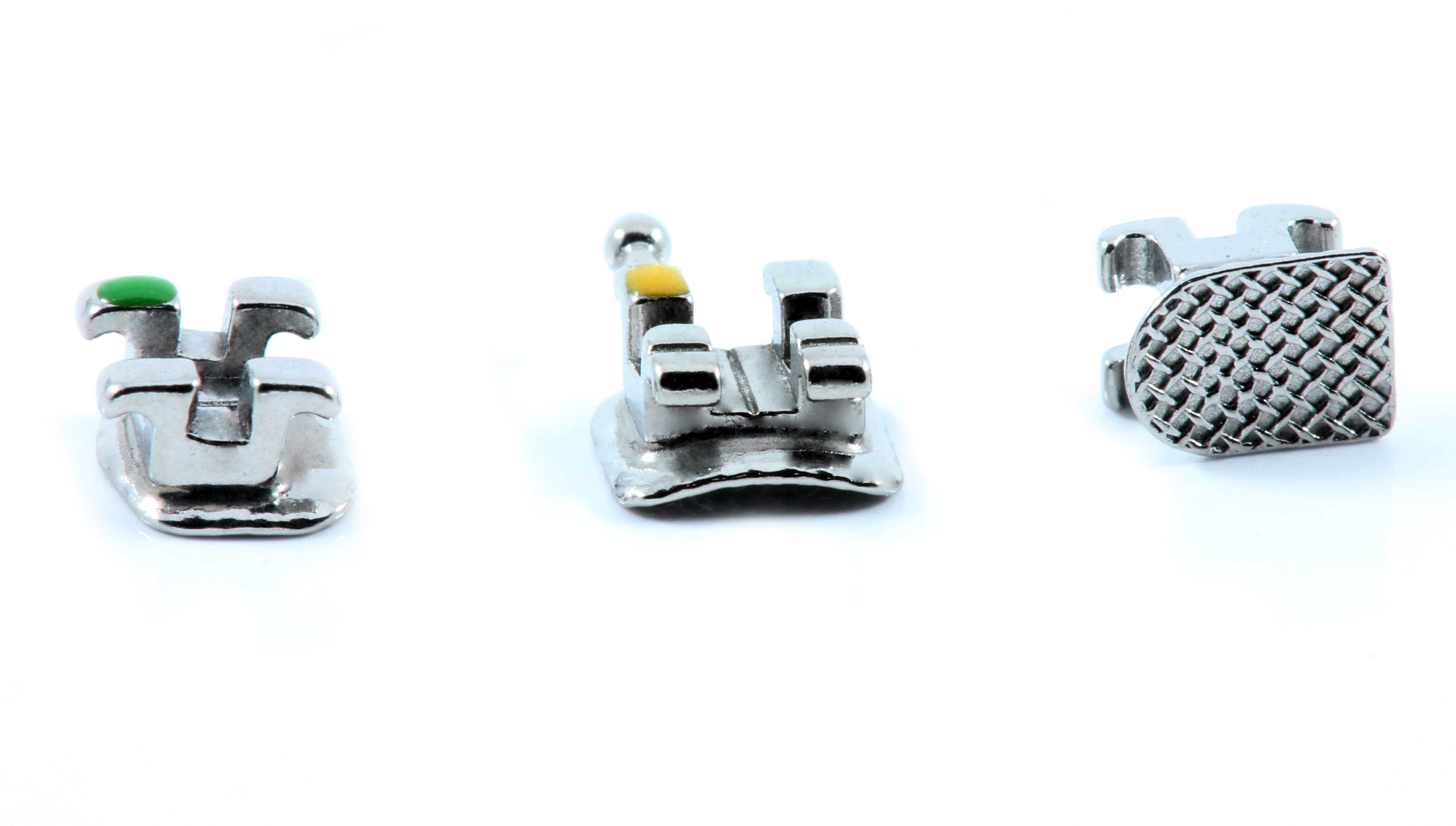 BRACKETS METALICOS MIM CONFORT ROTH .018  GANCHOS 3,4,5 1 JUEGO